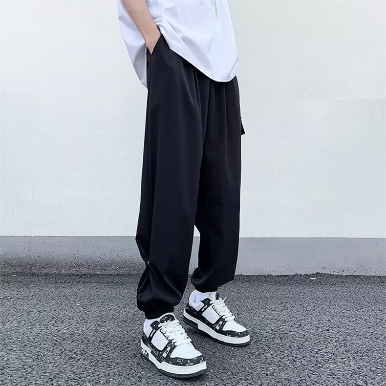 男机能风宽松高街痞帅运动百搭束脚哈伦裤P32,男装休闲裤,星座1116-2