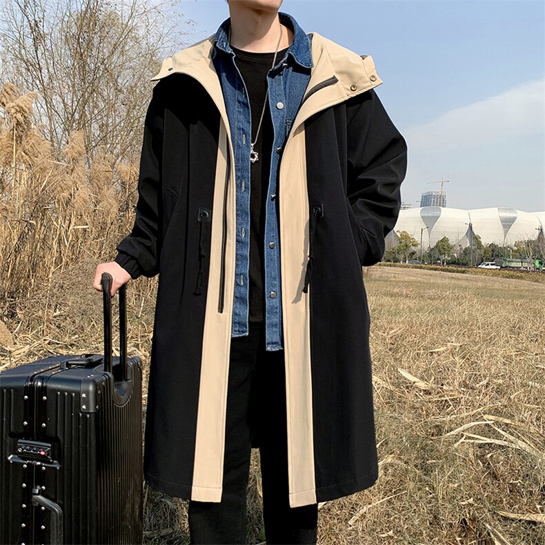 4W件长年大货冲锋风衣男中长款大衣男F996薄P95加棉P115外景C，男装风衣，星座401