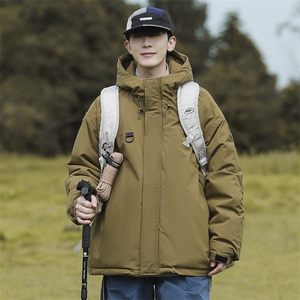 冬季新品保暖连帽棉衣休闲潮流青少年百搭棉服外套MY9083-P100图片