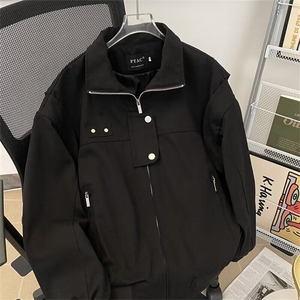 美式底特律工装夹克男春新款潮牌宽松休闲小众解构外套W6476-P92图片