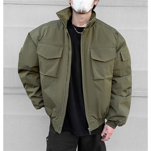 2026冬装飞行员夹克棉服厚外套男装冬季宽松立领棉衣S378特95图片