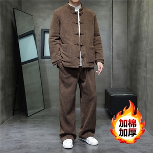 2025冬季风套装中式复古唐装棉衣棉绒保暖棉袄TZ2534-P205图片