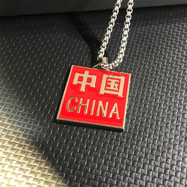 G1838欧美吊坠个性项链创意男士钛钢吊坠T恤链毛衣链配饰，项链，星座510A-2