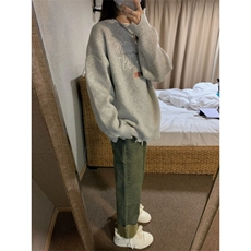 网络图现货！毛边不规则毛衣高级设计感情侣针织衫外套RM527-P65，男装针织衫/毛衣，星座1005-6