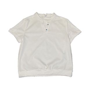 夏季新款简约高克重纯色高级V领正肩短袖T恤男半袖上衣TX1252-P46图片