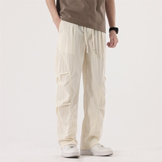 2025新款美式高街vibe褶皱工装男潮牌休闲裤子XZ301b-2-CK722TP30，男装休闲裤，星座301B-2（原A443-1）