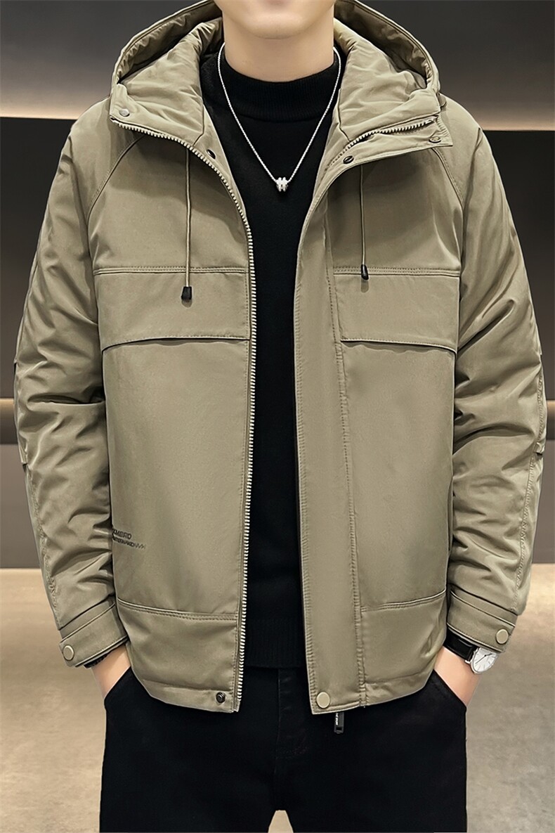秋冬加棉加厚大码外套男士帅气连帽夹克潮流时尚男棉衣ZY803-P80,男装夹克,星座310B-3