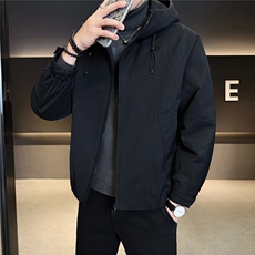 二棉B3538823P1552025红冬季新款保暖夹克棉衣冲锋衣加厚外套，男装夹克，电商B353