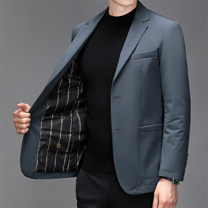 CKSJ2258钱塘2020-2时尚休闲冬季厚款新款中年男士羽绒服P165图片