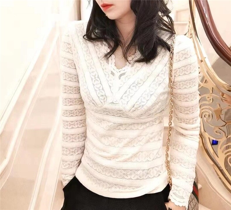 春装蕾丝打底衫，其它，赫琳娜