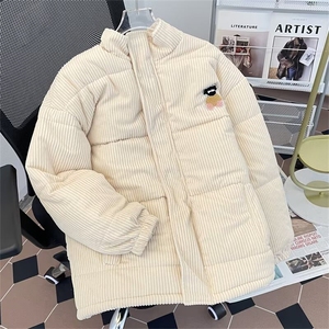 灯芯绒棉服外套男港风潮流文艺帅气冬季2024新款ins棉衣MF209-P92图片