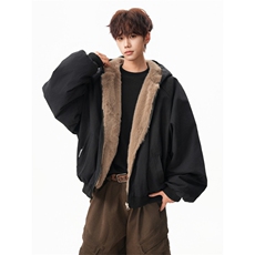 2025年双面穿派克服冬装新款棉服夹克座山雕加厚外套JKR9922，男装夹克，星座516A