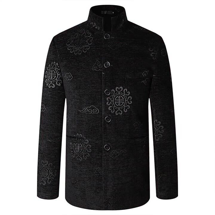 XZ8626P95新西服风立领装饰中山装修身型休闲西装男红色外套,男装西服,星座510A-2