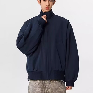 2026春季男生立领飞行夹克外套男士休闲棒球服 JK6114图片