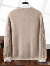 2025年秋冬羊毛衫通勤休闲时尚百搭100羊毛开衫外套，男装针织衫/毛衣，星纬羊绒