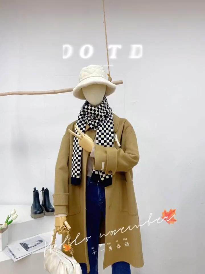 2021年冬款羽绒服和双面羊绒，女装羽绒服，YI FEI