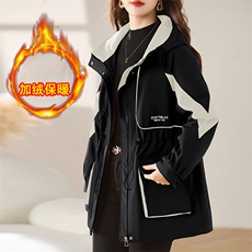 现货！棉衣女2025年冬季新款加绒加厚棉服外套，女装棉衣/棉服，慕咨