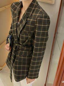 【现货】秋季新品格子工艺西装，女装西装，摩格