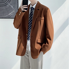 春秋季新款男士港风宽松休闲潮流西装韩版痞帅小西服外套XZ01-P90，男装西服，星座505-3