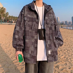 潮流夹克潮男春季连帽夹克JK814P55图片