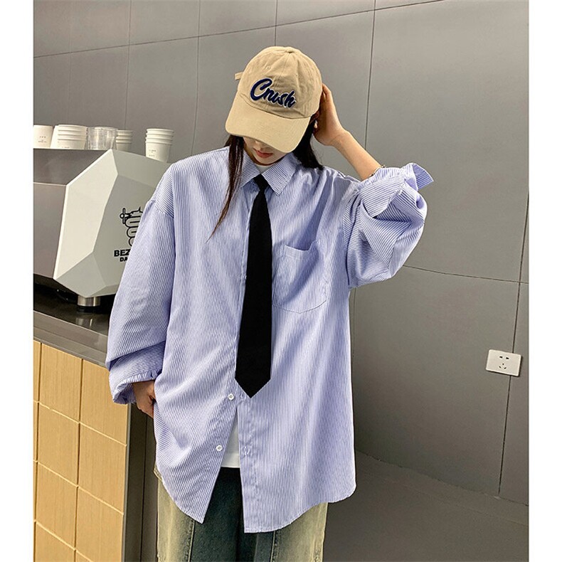 港风衬衫长袖耐磨格子衬衫休闲百搭MD-H521-特批35控59,男装衬衫,星座717