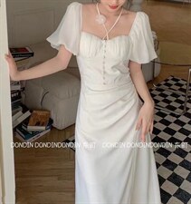 现货花朵挂脖连衣裙，女装连衣裙，东町