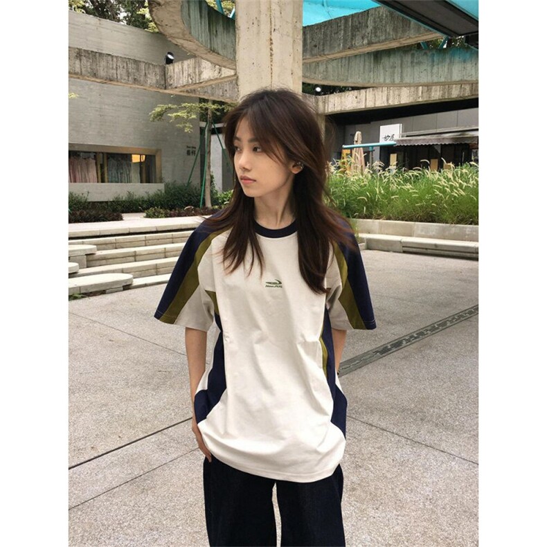 H1008-P35原版工艺纯棉宽松休闲短袖T恤男女同款,女装T恤,星座617A-2