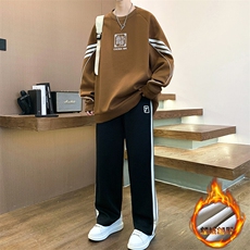 新款现货加绒卫衣套装男宽松上衣可单卖，男装卫衣，星座1206（原A206）