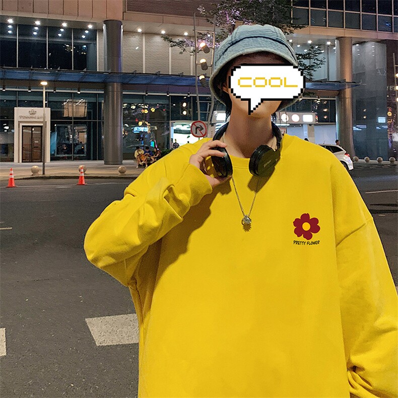 S6257-P28秋季圆领卫衣男大码韩版宽松长袖外套,男装卫衣,电商A040
