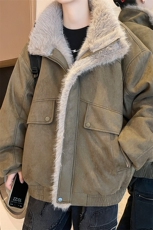主推冬季新款宽松/座山雕加厚外套潮加厚棉衣XZ102B-1M801-P135，男装棉衣，星座102B-1