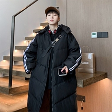 冬季韩版棉衣棉服男女情侣装加厚棉袄两杠中长款外套516/P100，男装棉衣，星座506