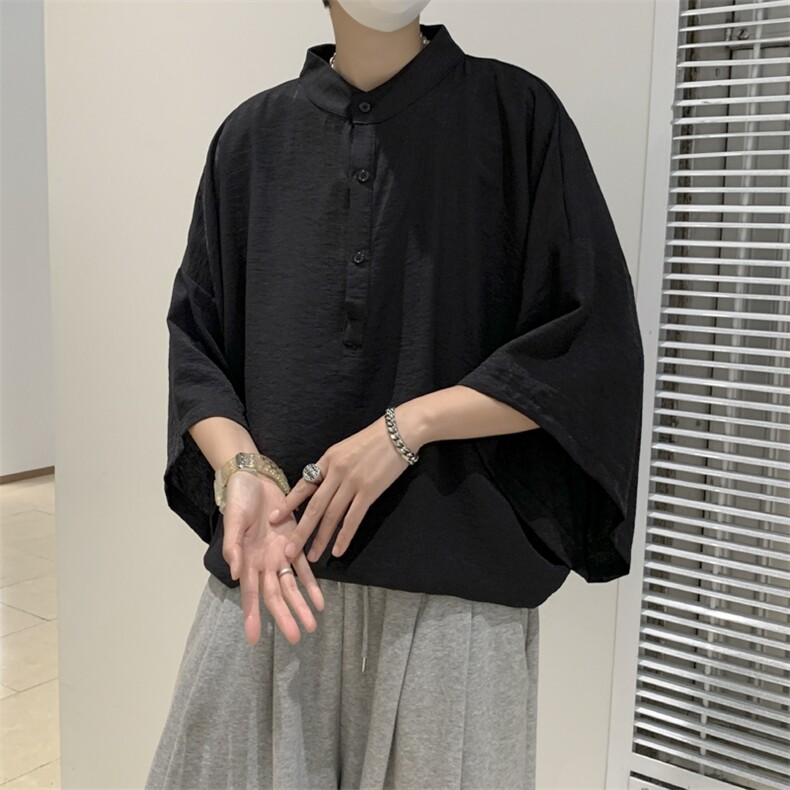 男士短袖t恤夏季衬衣黑白打底衫男女上衣潮流百搭情侣装衣服~T660,男装T恤,星座601-1