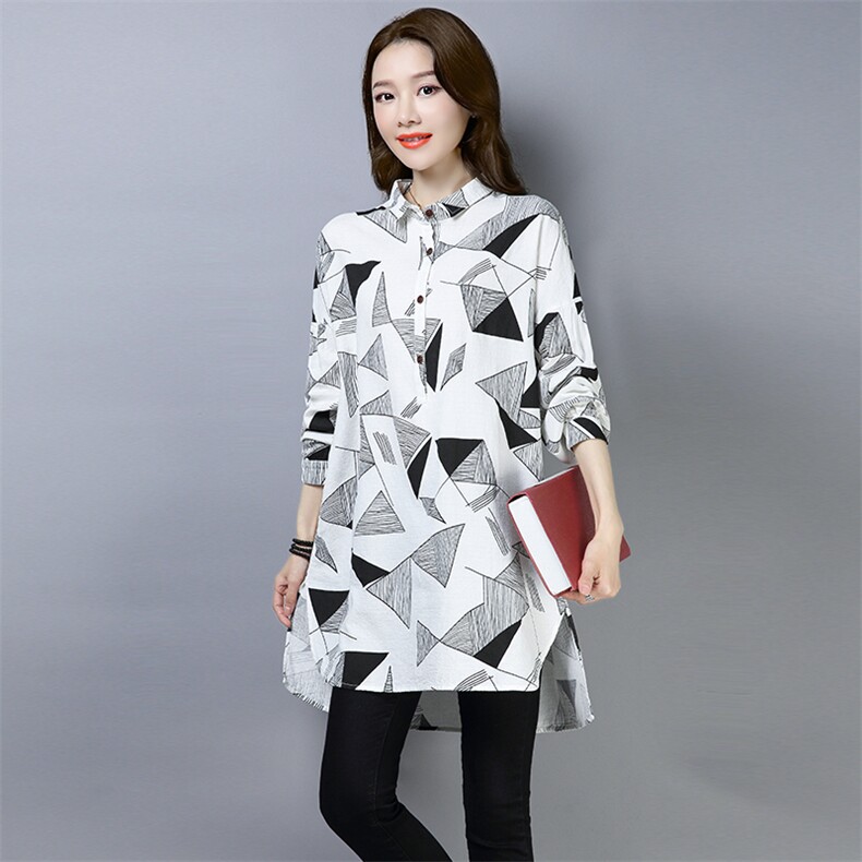 优雅时尚舒适潮流衬衫中长款2021年春季排多扣长袖，女装衬衫，独衣靓