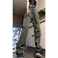 2025秋季新款调节扣腰带休闲裤宽松户外裤子B315-K24286-p55控78，男装休闲裤，电商B315