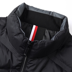 新款冬季立领鸭绒羽绒服加厚保暖上衣中年男士商务休闲外套爸爸装，男装羽绒服，电商B212（原钱塘6029）