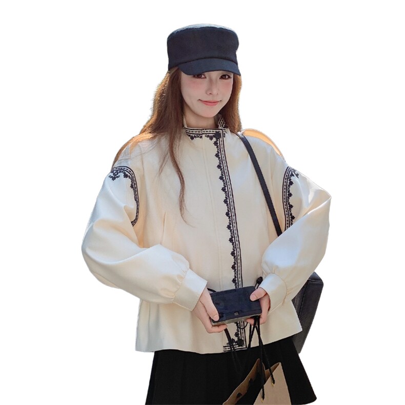 现货好数据2026秋季新款重工刺绣小香风衣外套女182-8676P185K268,女装短外套,帛香坊