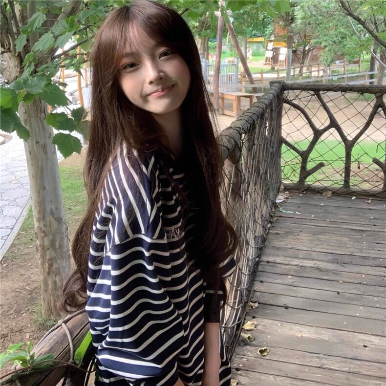 条纹打底衫2025年春季秋冬新款大码宽松内搭打底衫长袖t恤女上衣,男装T恤,星座506A