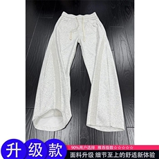 美式斜切运动卫裤男秋冬裤子cleanfit宽松显瘦直筒裤K6724-P34，男装休闲裤，星座412-1