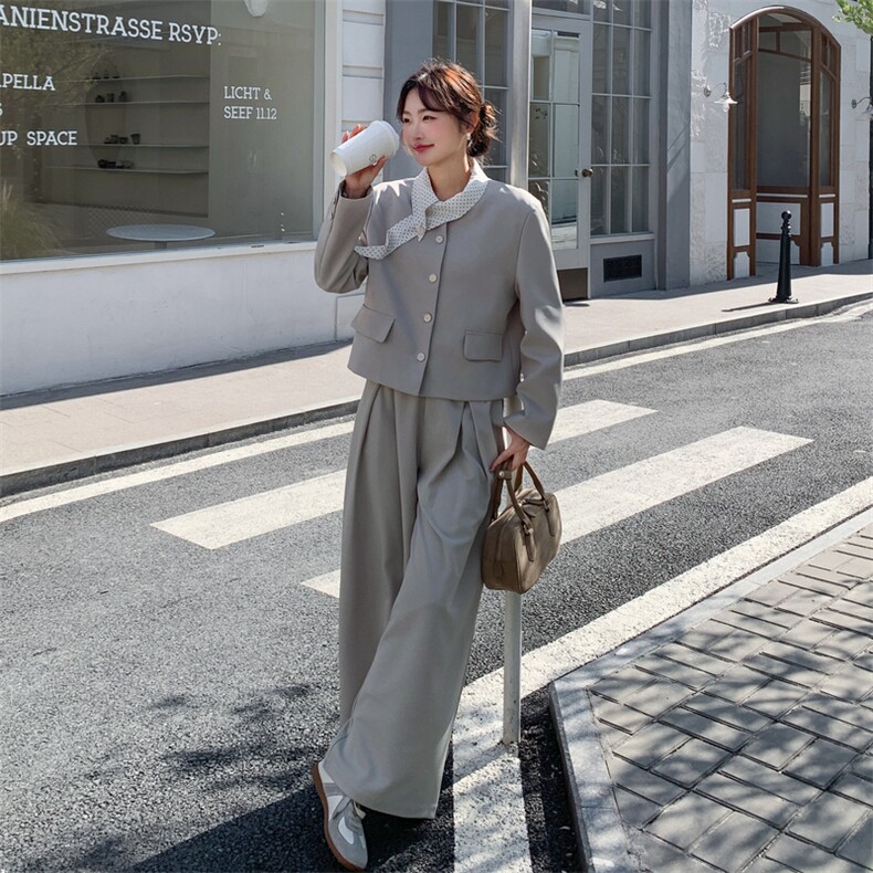 26春新款现-轻熟风韩系高级感西装两件套2621-P185K298,女装套装/套裙,2B190