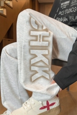 ！2025秋冬新款男士百搭卫裤学生直筒裤WK2056特P38加绒48，男装休闲裤，电商B220