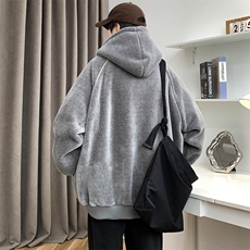 冬上新港风加绒保暖棉衣羊羔绒连帽外套男女987-P110控价158，男装棉衣，电商A441-1