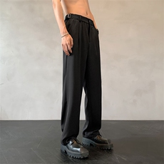 西裤男春夏季垂感高级感西装裤子潮牌休闲裤XZ211-1-K2326-P55，男装西服套装，星座211-1