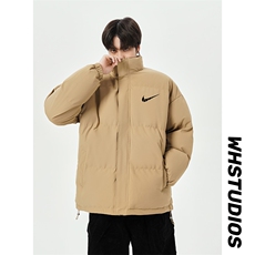 日系白底直播抖音高品质宽松男羽绒棉面包服棉衣外套M1032P85，男装棉衣，电商C408(原B339-1)