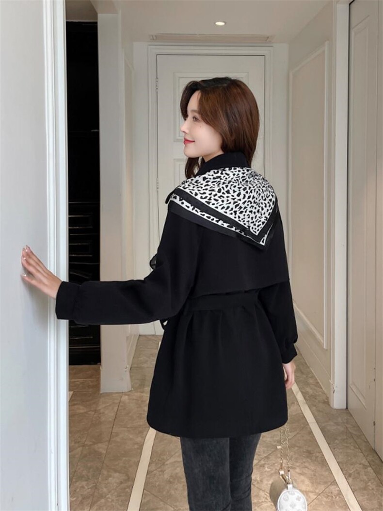 冬装配丝巾大衣，其它，樱·之秀