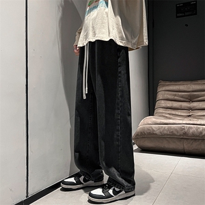 2023男士多色水洗港风做旧牛仔裤男XZ914-6-G63-P35图片