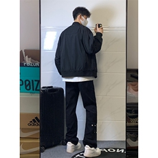 B221美式ins高街暗黑小众个性铆钉小脚牛仔裤LK23142-P65控88，男装牛仔裤，电商B221