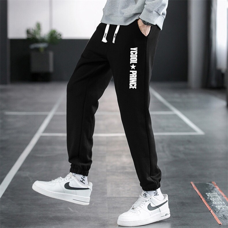 1休闲裤男22秋冬新款舒适百搭运动裤潮牌修身工装裤学生卫裤Z905，男装休闲裤，星座815-2