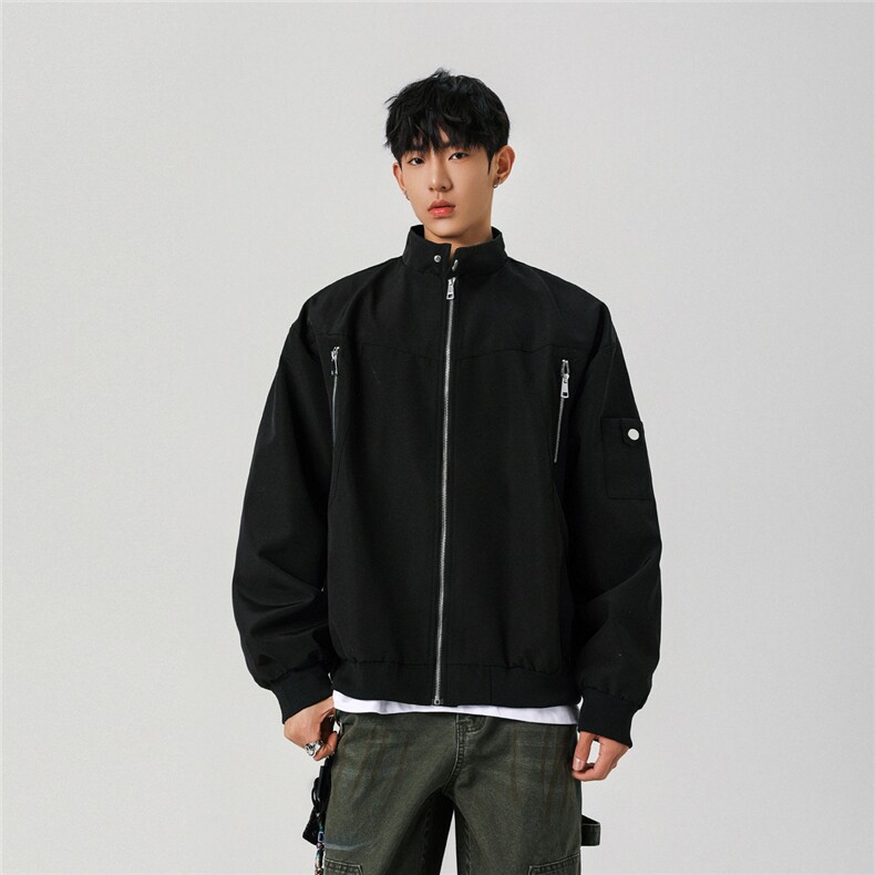 1303B-JK5511-P70128美式工装飞行服夹克休闲棒球服外套,男装夹克,星座1303B