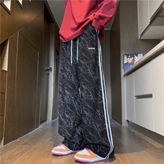 秋季新款远动条纹花色灯芯绒宽松休闲裤B315-K24300-特p35控68，男装休闲裤，电商B315