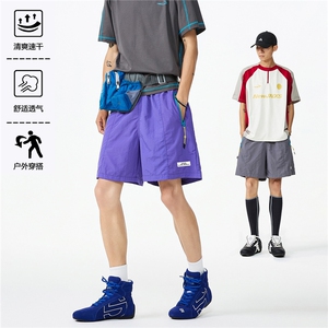 夏季新款户外机能速干透气宽松休闲短裤B315-K25594-特p30控58图片